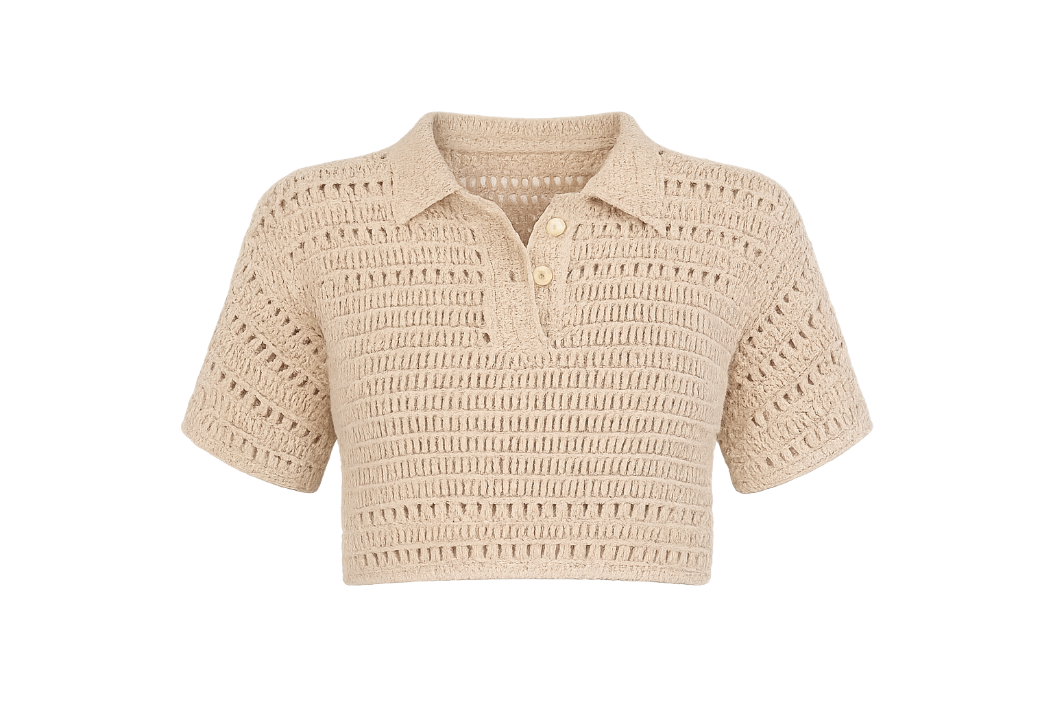 VALAYA CROCHET POLO
