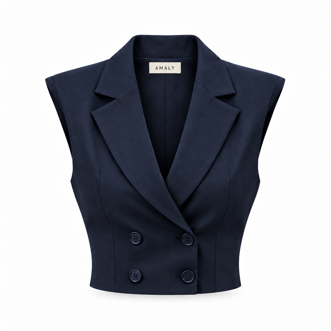 ÉLISE Vest — Midnight Navy