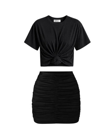 KIRA T-SHIRT & SANI SKIRT SET